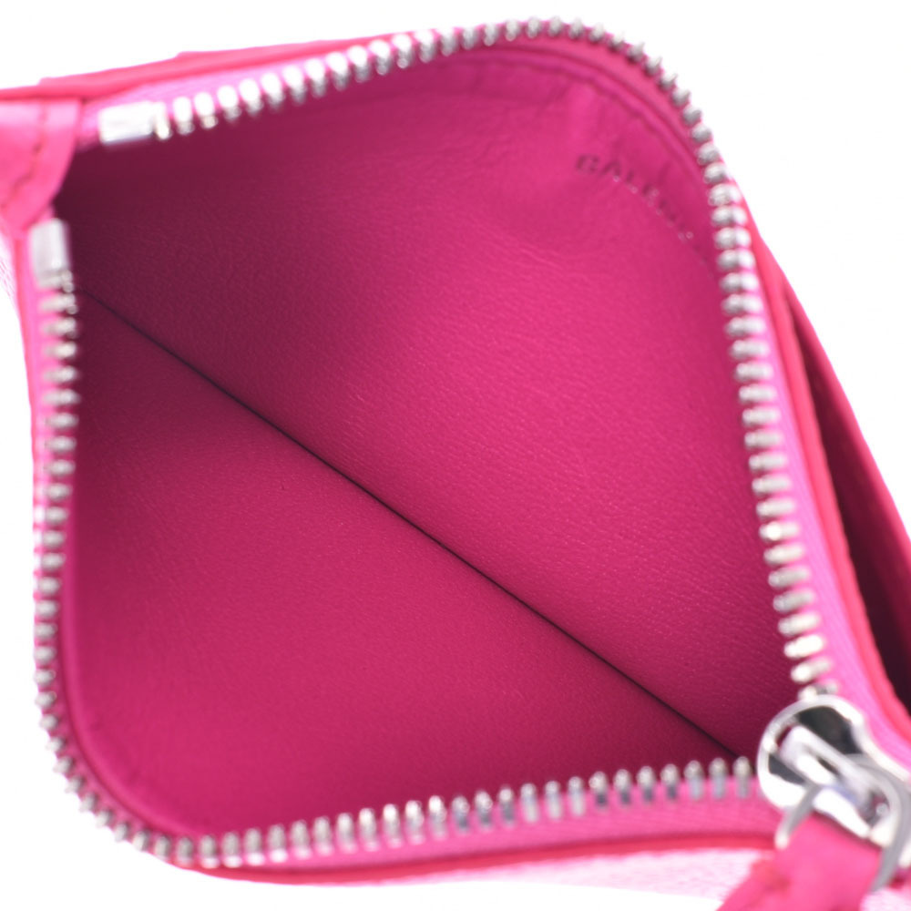 Balenciaga Pink Card Wallet Calfskin - Picture 10 of 12